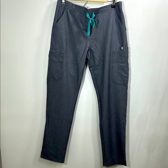 Figs Women’s Yola skinny scrub pants regular gray size small. NWT. - Picture 1 of 11